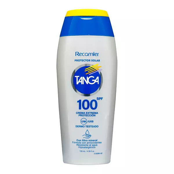 Bloqueador Tanga Spf 100 Adultos Crema