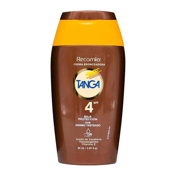 Bronceador Tanga Spf 4 Crema