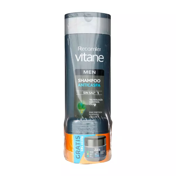 Champu Vitane Men Anticaspa + Gel Vitane