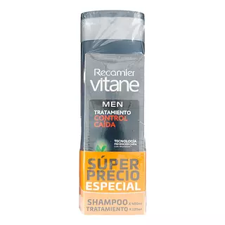 Champu Vitan Men Control Caida + Tratamiento