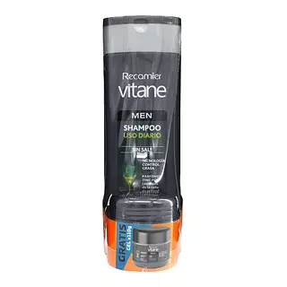 Champu Vitane Men Uso Diario + Gel Vitane