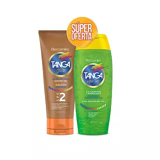 Bronceador Tanga Gel Spf 2 + After Gel
