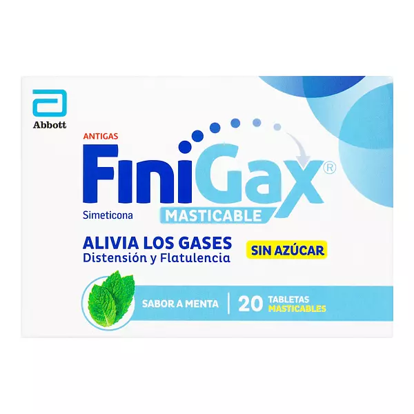 Finigax Masticable Menta 125 Mg