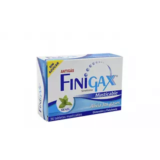 Finigax Masticable Menta 125 Mg