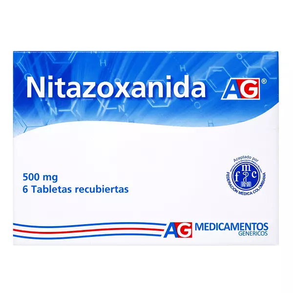 Nitazoxanida 500 Mg