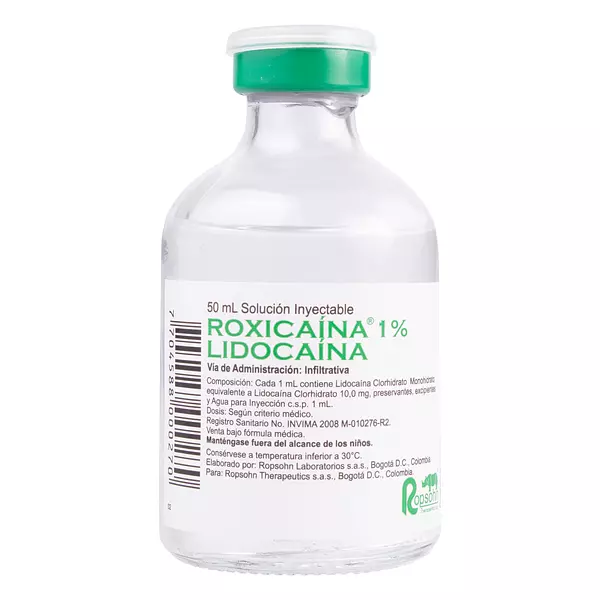 Roxicaina 1% Simple