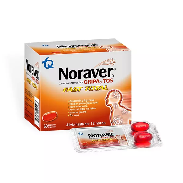 Noraver Gripa Fast Total 60