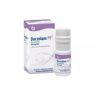 Dorzolam Pf Solucion Oftalmica 20 Mg