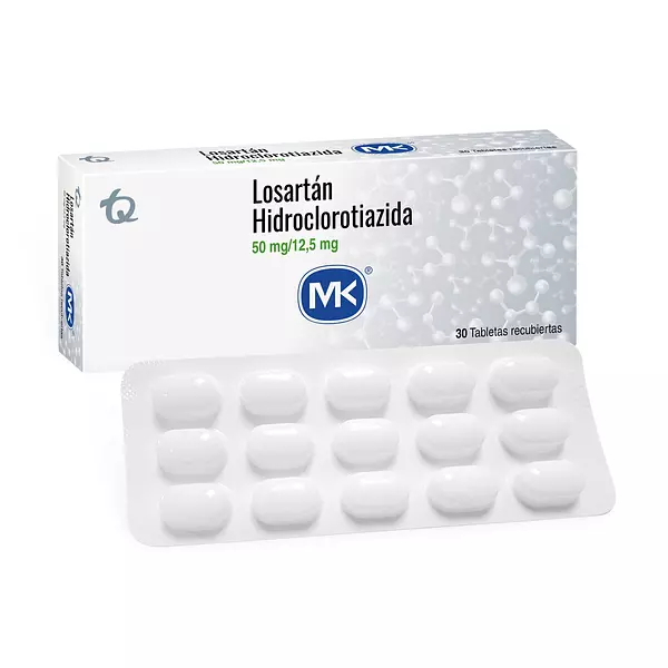 Losartan 50 Mg + Hidroclorotiazida 12.5 Mg