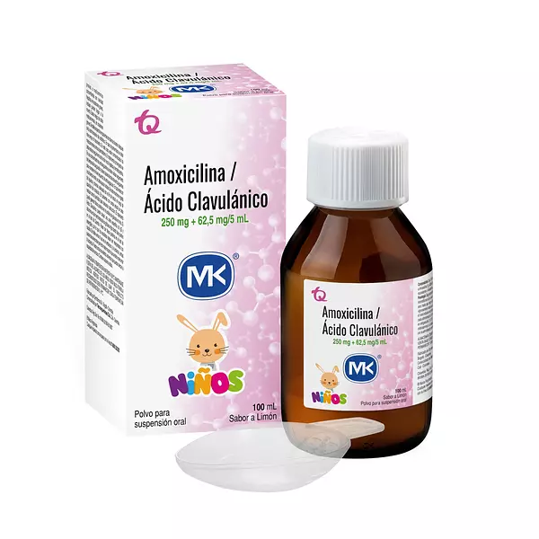 Amoxicilina 250 Mg + Acido Clavulanico 62.5 Mg