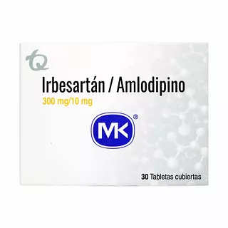 Irbesartan 300 Mg + Amlodipino 10 Mg
