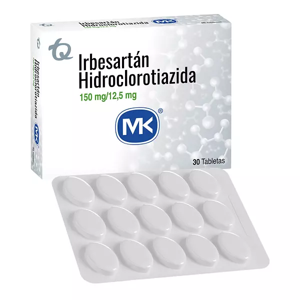 Irbesartan Hidroclorotiazida 15/12.5 Mg