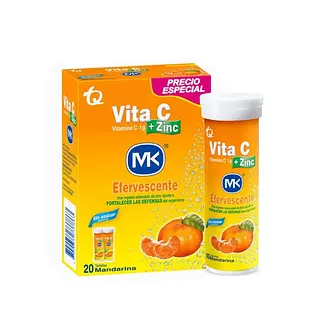 2 Vita C Duopack Mandarina + Zinc Efervecente