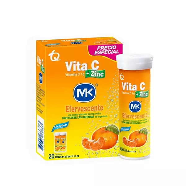 2 Vita C Duopack Mandarina + Zinc Efervecente