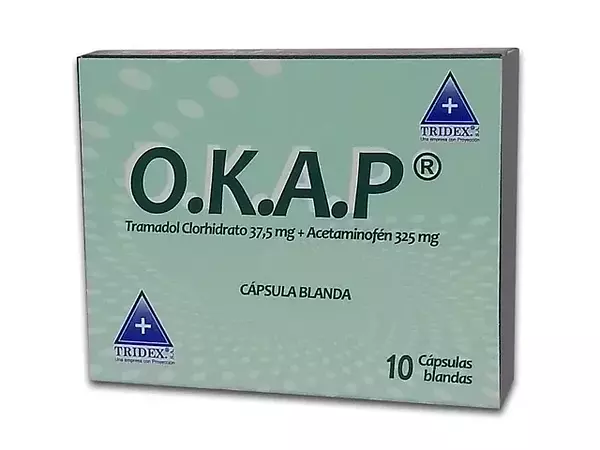 O.K.A.P Tramadol 37.5 Mg + Acetaminofen 325 Mg