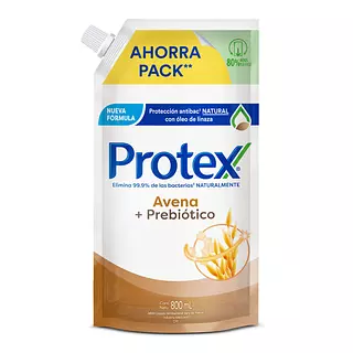 Jabon Protex Avena Liquido Anibacterial