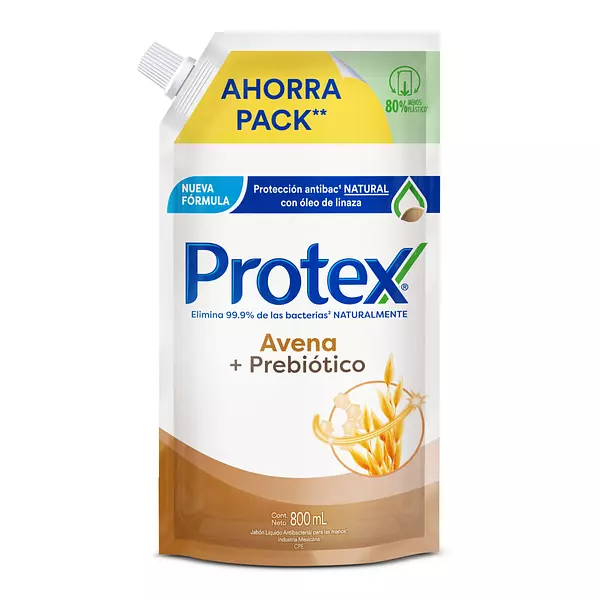 Jabon Protex Avena Liquido Anibacterial