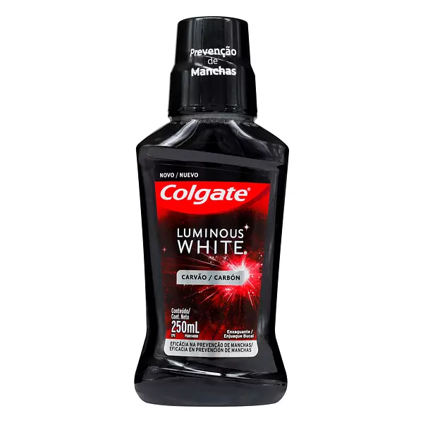 Enjuague Colgate Luminous White Carbon