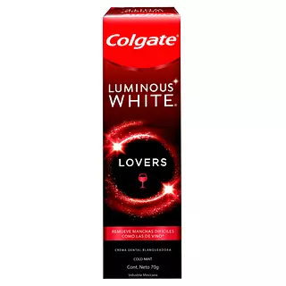 Crema Colgate Luminous White Lovers Vino
