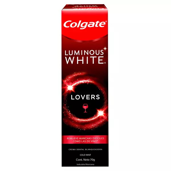 Crema Colgate Luminous White Lovers Vino