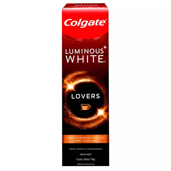 Crema Colgate Luminous White Lovers Cafe