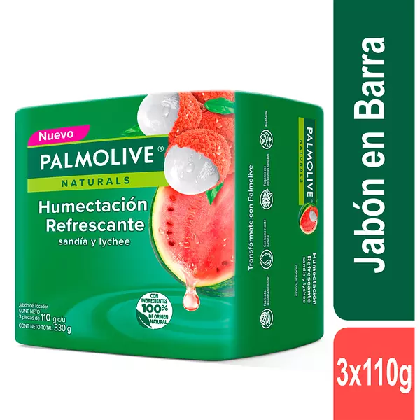 3 Jabones Palmolive Sandia Y Lychee