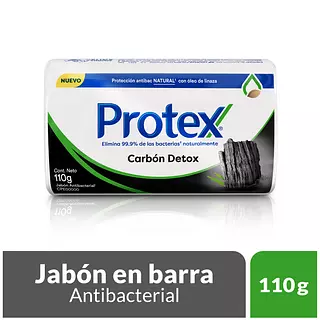 Jabon Protex Carbon Detox Antibacterial Barra