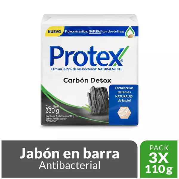 3 Jabones Protex Carbon Detox