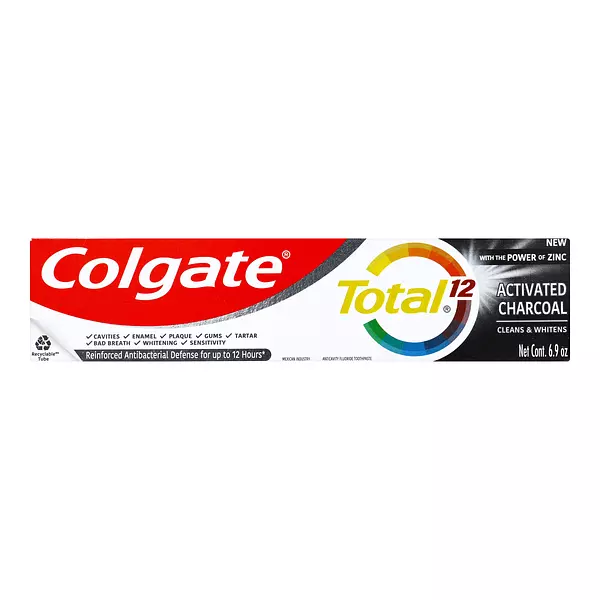 Crema Colgate Total 12 Carbon Activado