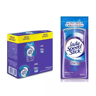 Desodorante Lady Gel Speed Stick Floral Fresh 8 Gr