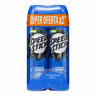 2 Desodorante Mennen Speed Carbon Absorb Spray