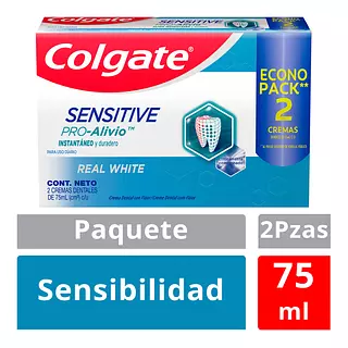 2 Crema Dental Colgate Pro-Alivio White 75 Gr