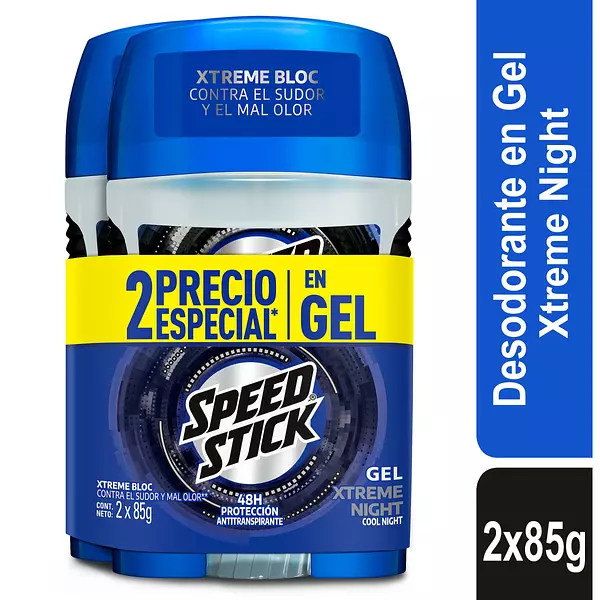 2 Desodorante Mennen Stick Xtreme Night Gel 85 Gr