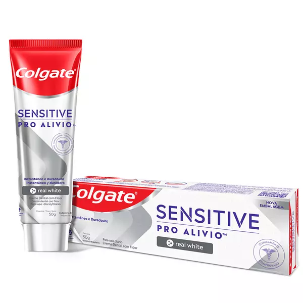 Crema Dental Colgate Sensitive Pro-Alivio Real White