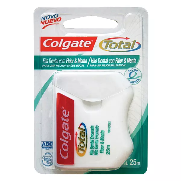 Hilo Dental Colgate Total Fluor Y Menta