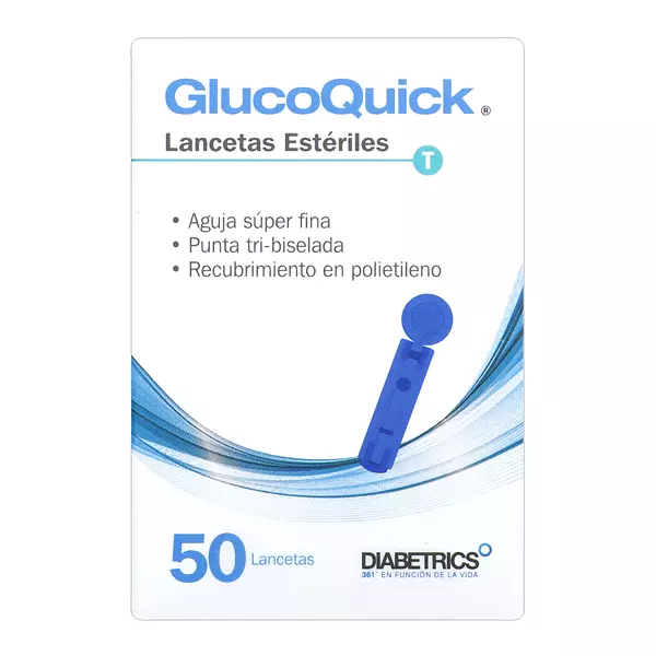 Lancetas Glucoquick Esteriles