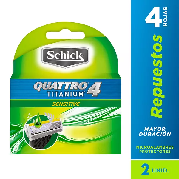 Repuesto Schick 4 Quattro Titanium