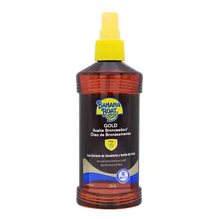 Bronceador Banana Boat Aceite Gold Spf 4