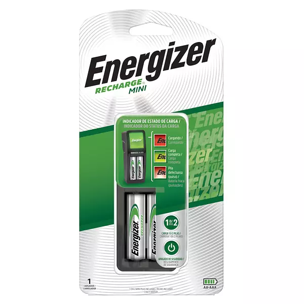 Cargador Energizer Mini 2 Pilas