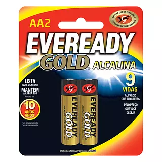 Pila Eveready Gold Alcalina Aa