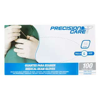 Guante Desechable Precision Latex Talla L