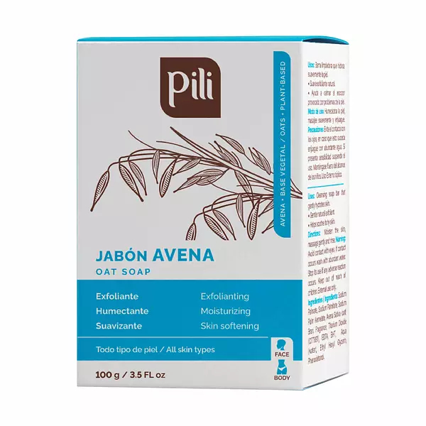 Jabon Avena Pili