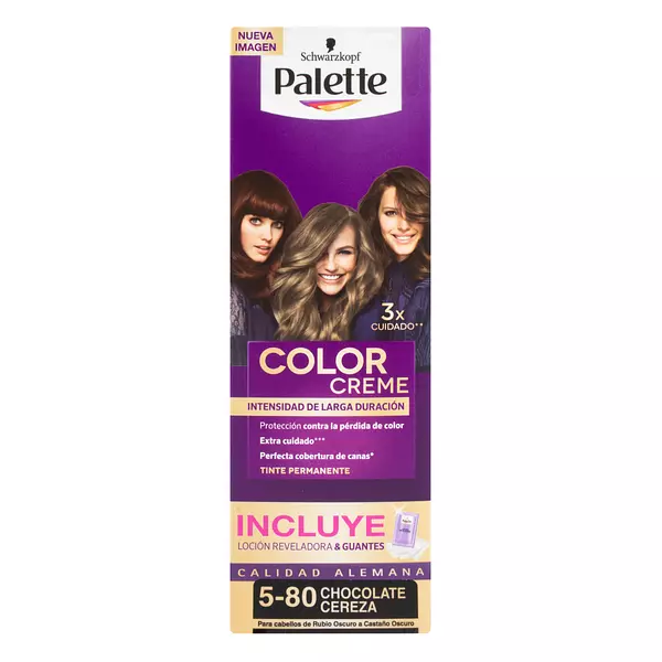 Tinte Palette Color Crema 5-80 Chocolate Cereza