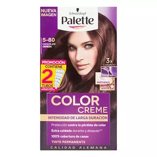 Tinte Palette Color Crema Kit 5-80 Chocolate Cereza