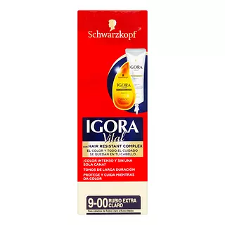 Tinte Igora Vital 9-00 Rubio Extra Claro