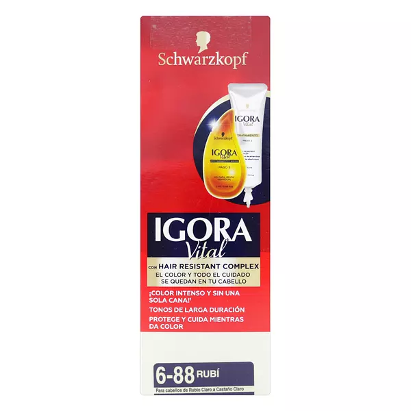 Tinte Igora Vital 6-88 Rubi