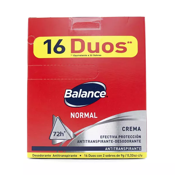 Desodorante Balance Crema Proteccion Extra Norma Duos