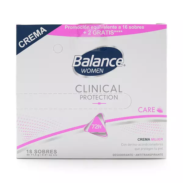 Desodorante Balance Crema Max Protection Clinical Mujer