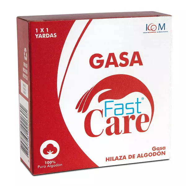 Gasa Fast Care Aseptica 1x1 Yardas