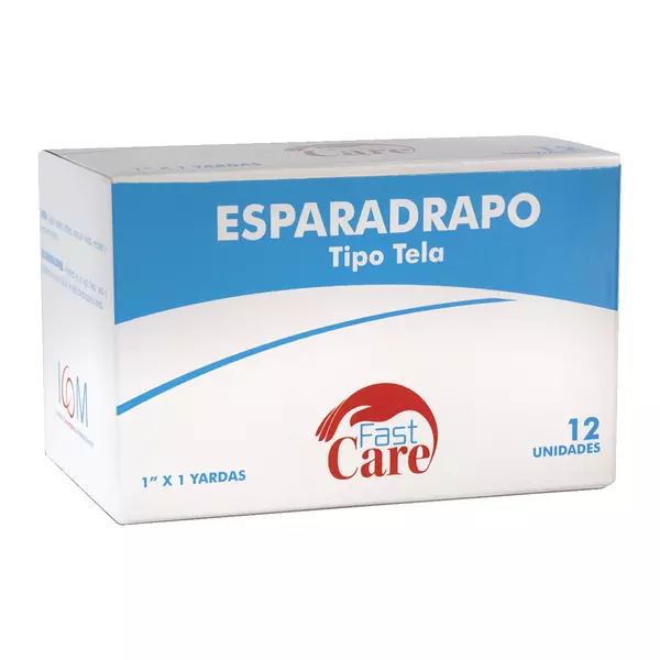 Esparadrapo Tela Blanco Fastcare 1x1 Yardas